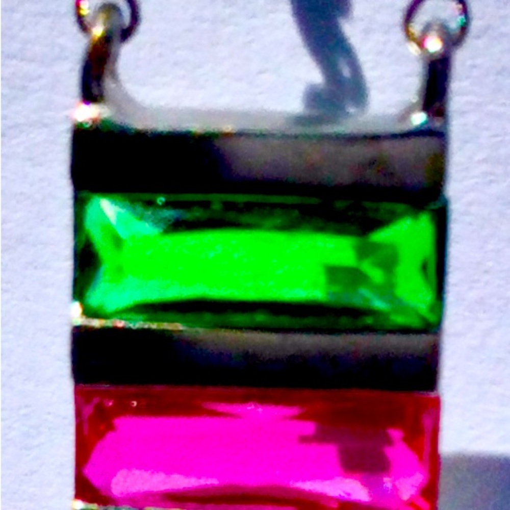Hudson’s Bay Stripes semi-precious stones. Necklace with Pendent
Unique find!